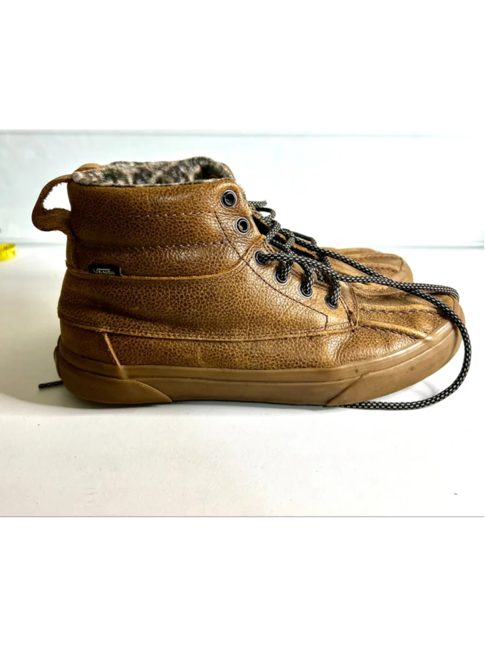 Vans SK8-Hi Del Pato Duck Leather Boots Sneakers men size 9/women 10.5